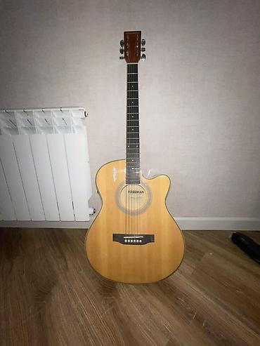 gitara qara: Akustik gitara, 6 sim, Yeni — 2