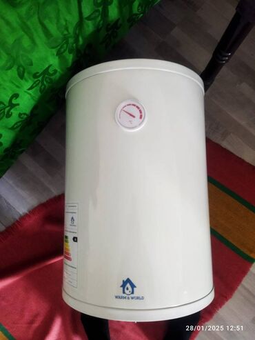 ariston 50 liter: 10 gündür ki alınıb. 2-3 dəfə istifadə olunub. Həcmi 50 litr