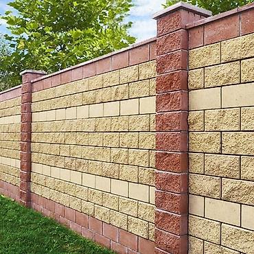 Пескоблок: Пескоблок Рваный, Заборный, 190x190x390, Платная доставка, Самовывоз — 13