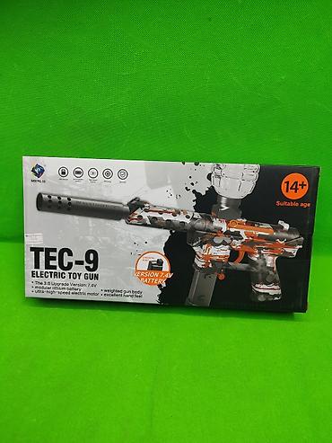 gameboy advanced: Электрический игрушечный бластер TEC-9 (гелевые шарики) - Версия 3.0 — 1