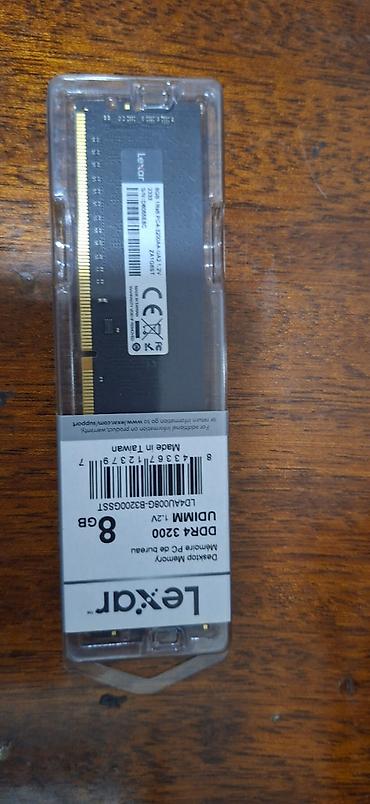 note 8 pro plata: Operativ yaddaş (RAM) Samsung, 8 GB, 3200 Mhz, DDR4, PC üçün, Yeni — 1