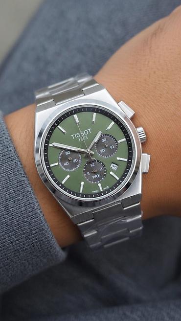 Наручные часы: Tissot PRX Chronograph qol saatı - İsveçrə istehsalı kvars xronoqraf — 4