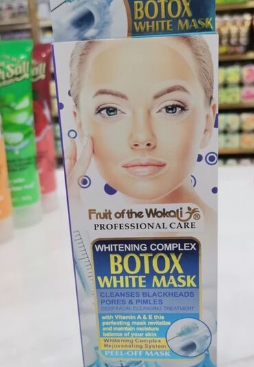 botoks effektli maskalar: Wokali firması BOTOX maska dərini ağardıır. Dərini təmizləyir. Soyola