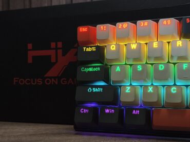 Noutbuklar üçün örtük və çantalar: ⌨️ MECHANICAL KEYBOARD K88 🔥 💻 Yüksək keyfiyyət – Oyunda real