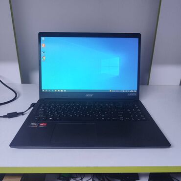 ноутбук 5000: Ноутбук, Acer, 8 ГБ ОЭТ, AMD Ryzen 3, 15.6 ", Колдонулган, Татаал эмес тапшырмалар үчүн, эс тутум SSD