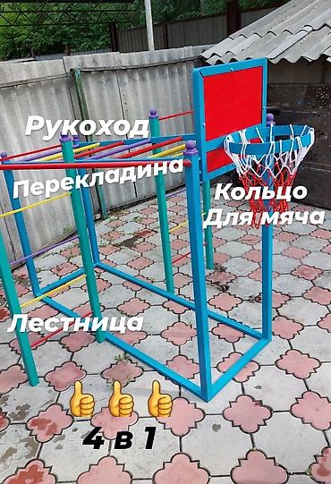Детские площадки: Песочницы качели лодочки качалки балансир турники — 22