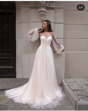 Свадебные платья: Продаю свадебное платье. Цвет бело-розовый. Покупали заграницей