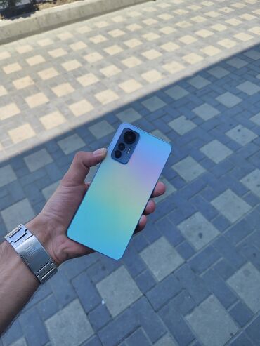 gence telfon: Xiaomi Mi 12 Lite, 128 GB, rəng - Çəhrayı, 
 Düyməli, Barmaq izi, Face ID