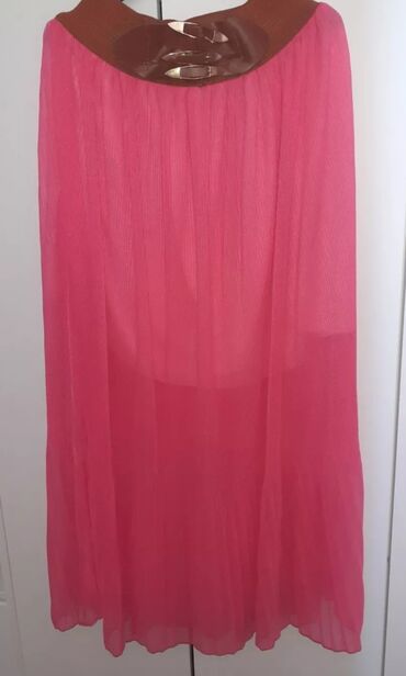 haljine od skuba materijala: L (EU 40), Midi, color - Pink