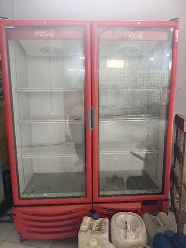 Soyuducu avadanlığı: İki qapılı içki vitrin soyuducusu - Brend: Uğur (Coca‑Cola brendli — 1