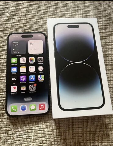 редми нот 10 а: IPhone 14 Pro, Колдонулган, 256 ГБ, Black Titanium, Заряддоочу түзүлүш, Куту, 90 %