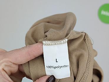 bluzki bezowe: Top damski, rozmiar L — 4