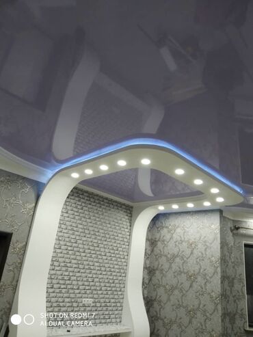 Натяжной потолок: Натяжной потолок Глянцевое, Матовое, 3D потолки Гарантия, Бесплатная консультация, Бесплатный замер — 6