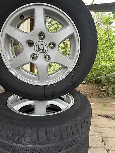 диски honda: Колеса в сборе 195 / 65 / R 15, Лето, Б/у, Комплект, Легковые, Литые, отверстий - 5 — 6