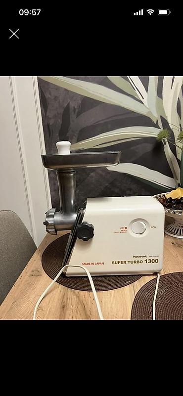 video ceken: Panasonic Super Turbo 1300 ət çəkən maşın - Model: Panasonic — 1