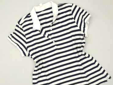 t shirty damskie białe z nadrukiem: H&M, L (EU 40), condition - Good