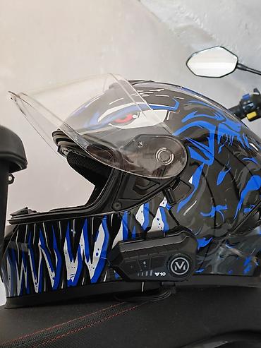 kıya: Motorsiklet kask, heç bir qırığı, cızığı yoxdur, yeni alınıb, interkom — 4