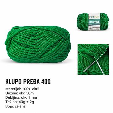 KMT Trostruko predivo, smaragdno zeleno 3283091 - Brend: Kmt Style -