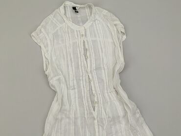 białe krótka bluzki: Koszula Damska, M, stan - Bardzo dobry