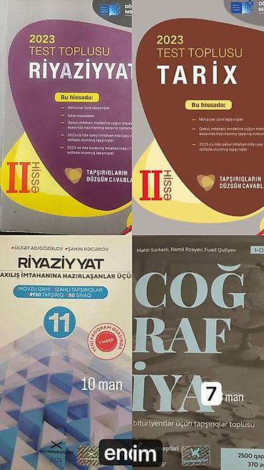 Riyaziyyat Testlər 11-ci sinif, Güvən, 2-ci hissə, 2024 il lalafo.az -da Riyaziyyat Testlər 11-ci sinif, Güvən, 2-ci hissə, 2024 il