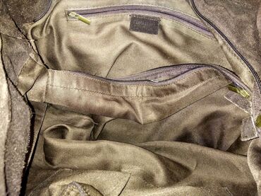 Torbe: Fantastična kožna braon torba sa prirodnom dlakom Odlična skupocena i — 13