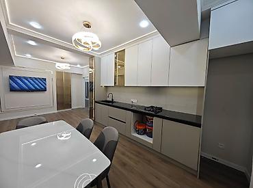кв шлагбаум: 3 комнаты, 75 м², Тунгуч мкр Элитка, 11 этаж, Евроремонт — 1