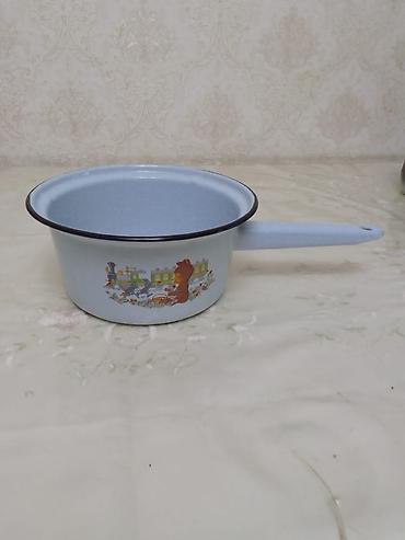 makaron: Emallı süzgəc-liq (süzgəcli kastrül) - Material: emal örtüklü metal — 1