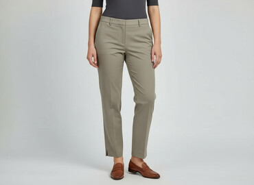 Women's Pants: Spodnie materiałowe damskie, rozmiar L