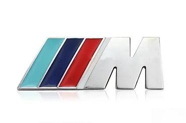 Auto delovi, gume i tjuning: M' znak za BMW-samolepljiv. 'M' znak oznaka (logo) samolepljiv za BMW — 1
