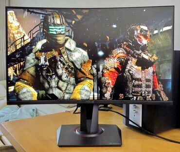 Monitori: Asus Tuf Gaming VG27VQ Zakrivljen Monitor je u originalnom fabričkom — 2