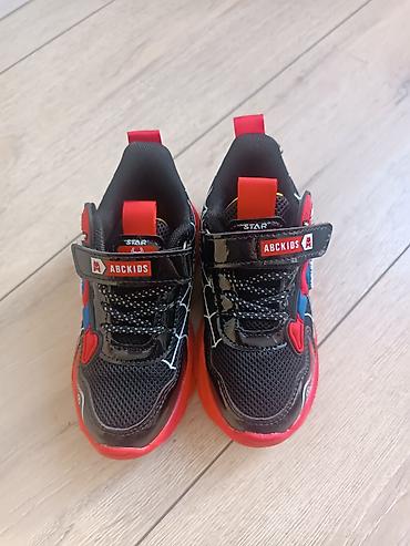 nike react: Детские кроссовки ABCKIDS с дизайном «Человек‑паук», со светящийся — 1