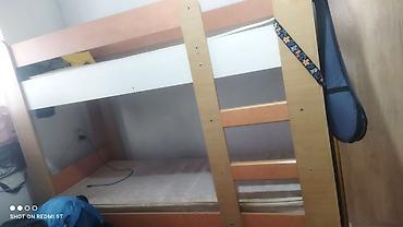 bunk bed: Двухъярусная кровать + напольный шкаф и морозильная витрина - — 9