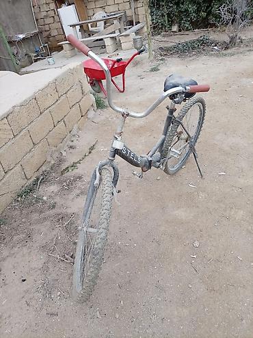 barter velosiped: İşlənmiş Şəhər velosipedi Stels, 26", sürətlərin sayı: 1, Ünvandan götürmə — 5
