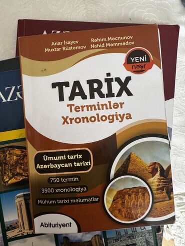 TARİX Terminlər Xronologiya kitabı abituriyentlər üçün nəzərdə