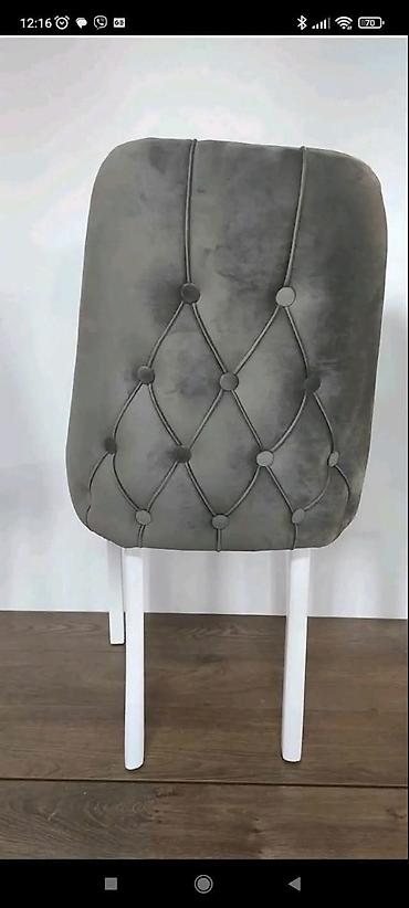 Stilske stolice: Tapacirana stolica sa dugmićima (chesterfield stil) - Presvlaka: meki — 9