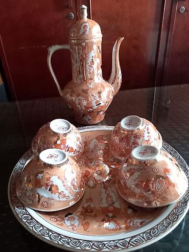 slimming cayi: Çay dəsti, rəng - Qızılı, Farfor — 3