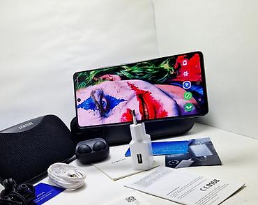 Samsung: Samsung Galaxy S10 5G, Б/у, 256 ГБ, цвет - Черный, 1 SIM, 2 SIM, eSIM — 16