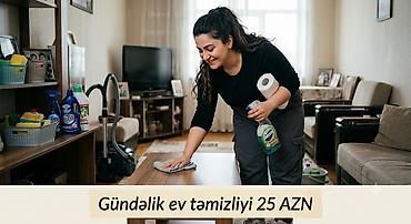 kreditlə təmir işləri: Təmizlik | Evlər | Gündəlik təmizlik — 1