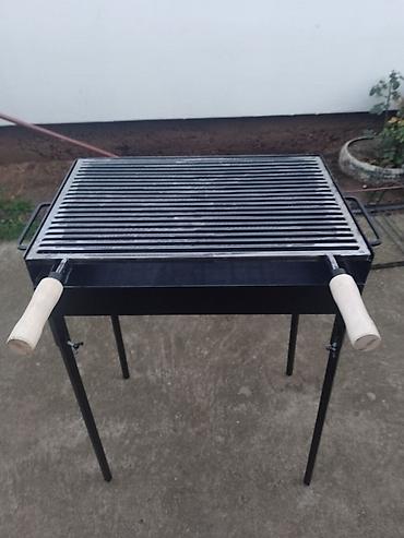 Sve za roštilj: Roštilj na ćumur sa rešetkom od čeličnih cevi - Konstrukcija: metalno — 1