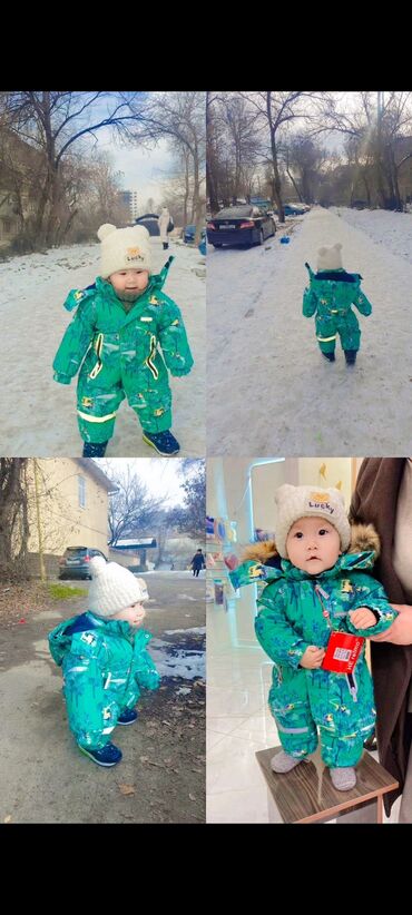 детская футболка с воротничком: Детский зимний комбинезон купили за 3000сом - Тип: тёплый слитный