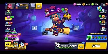 Brawl Stars oyunu üçün inkişaf etmiş oyun hesabı - Kupa yolu: 30 432