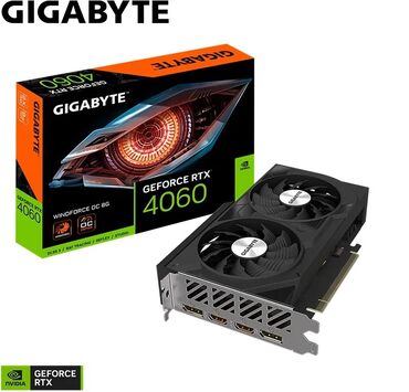 купить видеокарту 4070: Видео карта, Gigabyte, GeForce RTX, 8 ГБ, ПК үчүн