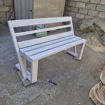 45 derece: Taxta bağ skamyası isdeyen ucun stol da yiqilir - Material: təbii — 5