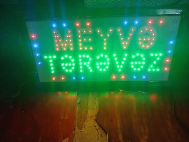 Elektron tərəzilər: Elektron tərəzi və LED işıqlı vitrin lövhəsi dəsti - Elektron — 2