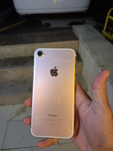 iphone arxa şuşə: IPhone 7, 32 GB, Rose Gold, Qırıq