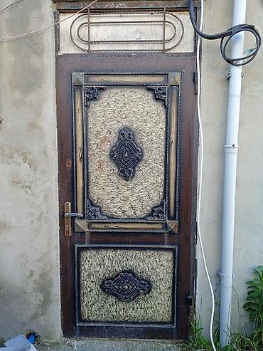 taxda qapl: Metall qapı – dekorativ döymə naxışlı - Material: tammetaldan — 1