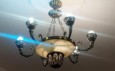 lüstür qiymetleri: Çılçıraq, 6 lampa, Metal — 2
