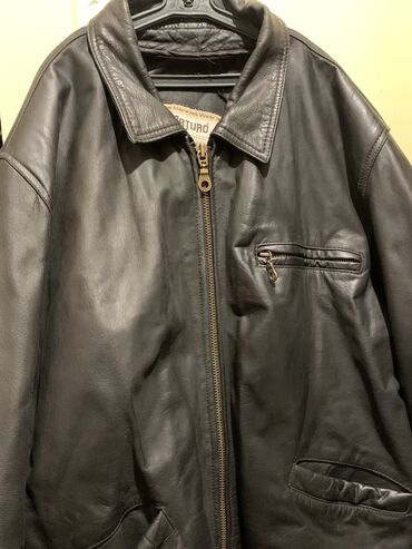 секонд хенд кожаные куртки: Кожаная куртка, Натуральная кожа, XL (EU 42)