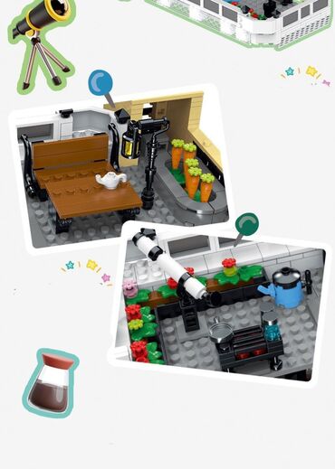 Игрушки: Конструктор "City office" 🔥 🔸️Размер: 23,5 × 17,5 × 25,5 см 🔸️1499 — 8