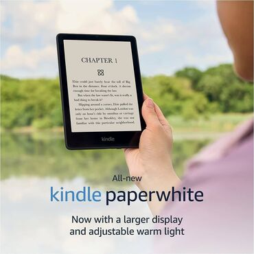 kabelsiz wifi qiymeti: Amazon Kindle Paperwhite 2021 11th gen (son model) 8Gb yaddaşla